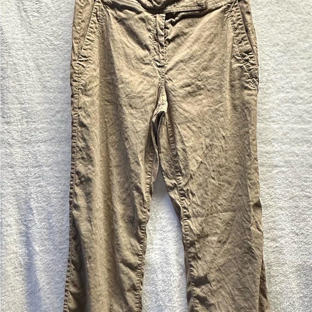 Eileen Fisher Women's Tan Boot Cut Pants